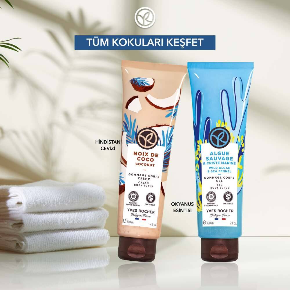 Vücut Peelingi-Arındırıcı Yumuşatıcı Serinletici Okyanus Esintisi-SLS,SLES İçermez-Vegan