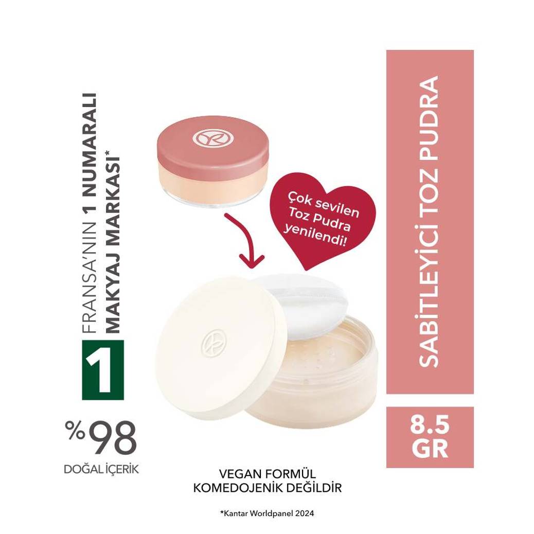 Sabitleyici Toz Pudra- E Vitamini- Vegan