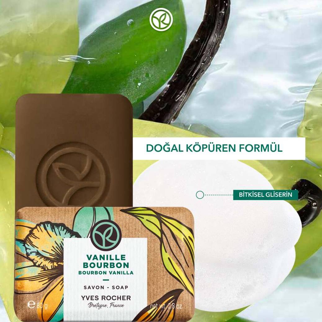 Katı Sabun - Egzotik Vanilya - SLS,SLES İçermez-Vegan
