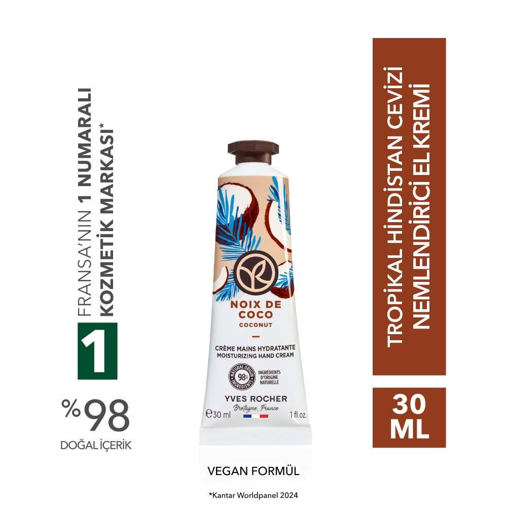 El Kremi- Nemlendirici Besleyici Tropikal Hindistan Cevizi-Vegan