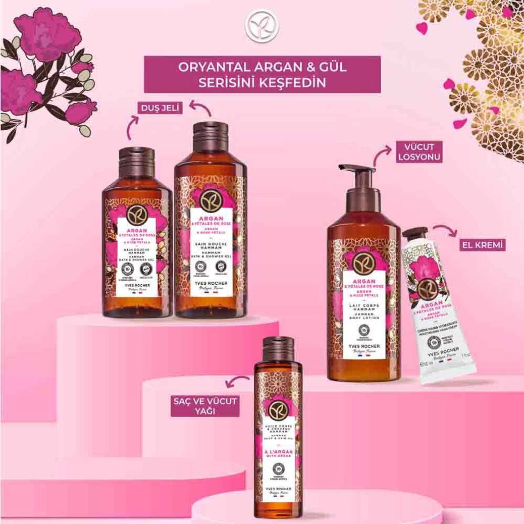 El Kremi- Nemlendirici Besleyici Oryantal Argan Gül - Vegan