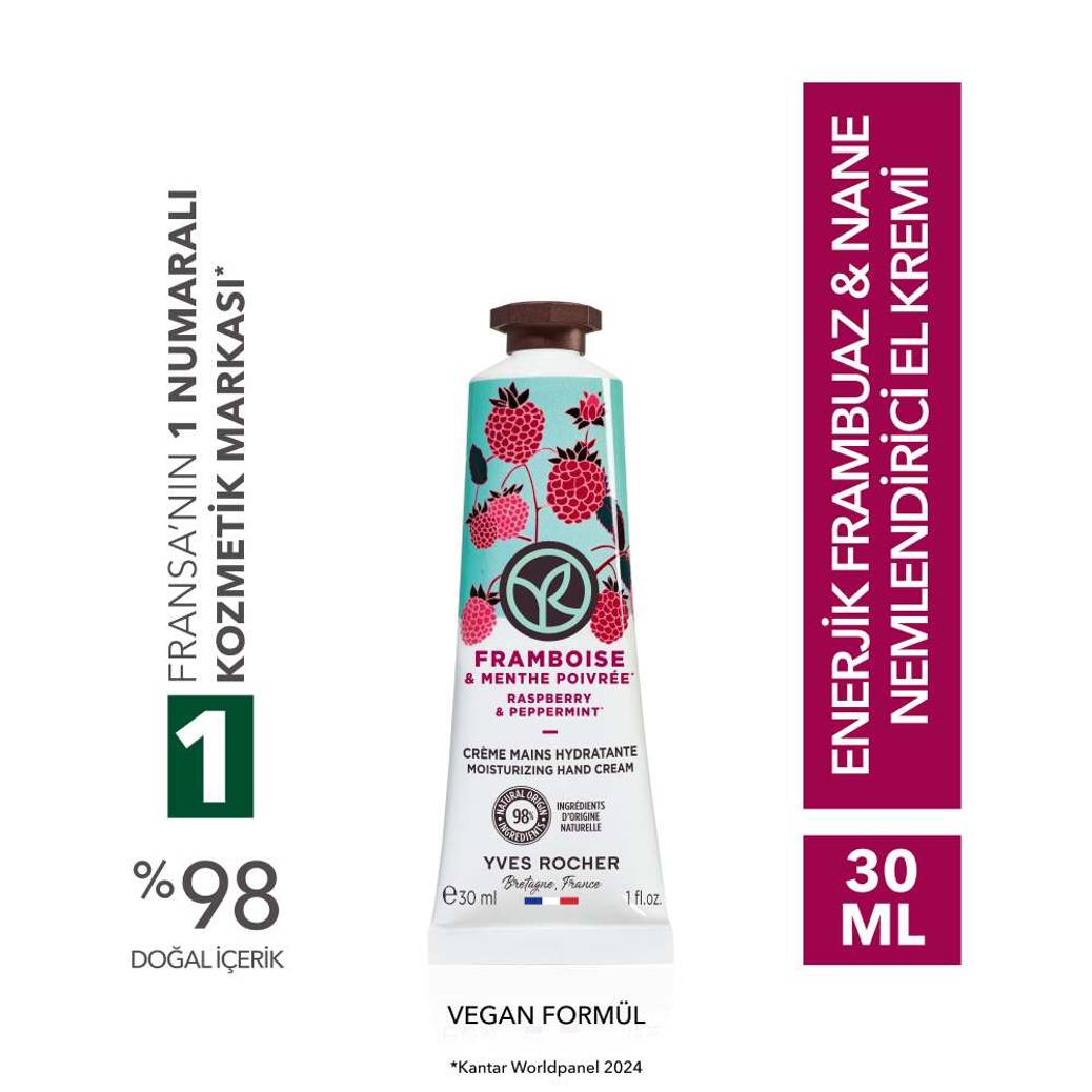 El Kremi- Nemlendirici Besleyici Enerjik Frambuaz Nane - Vegan
