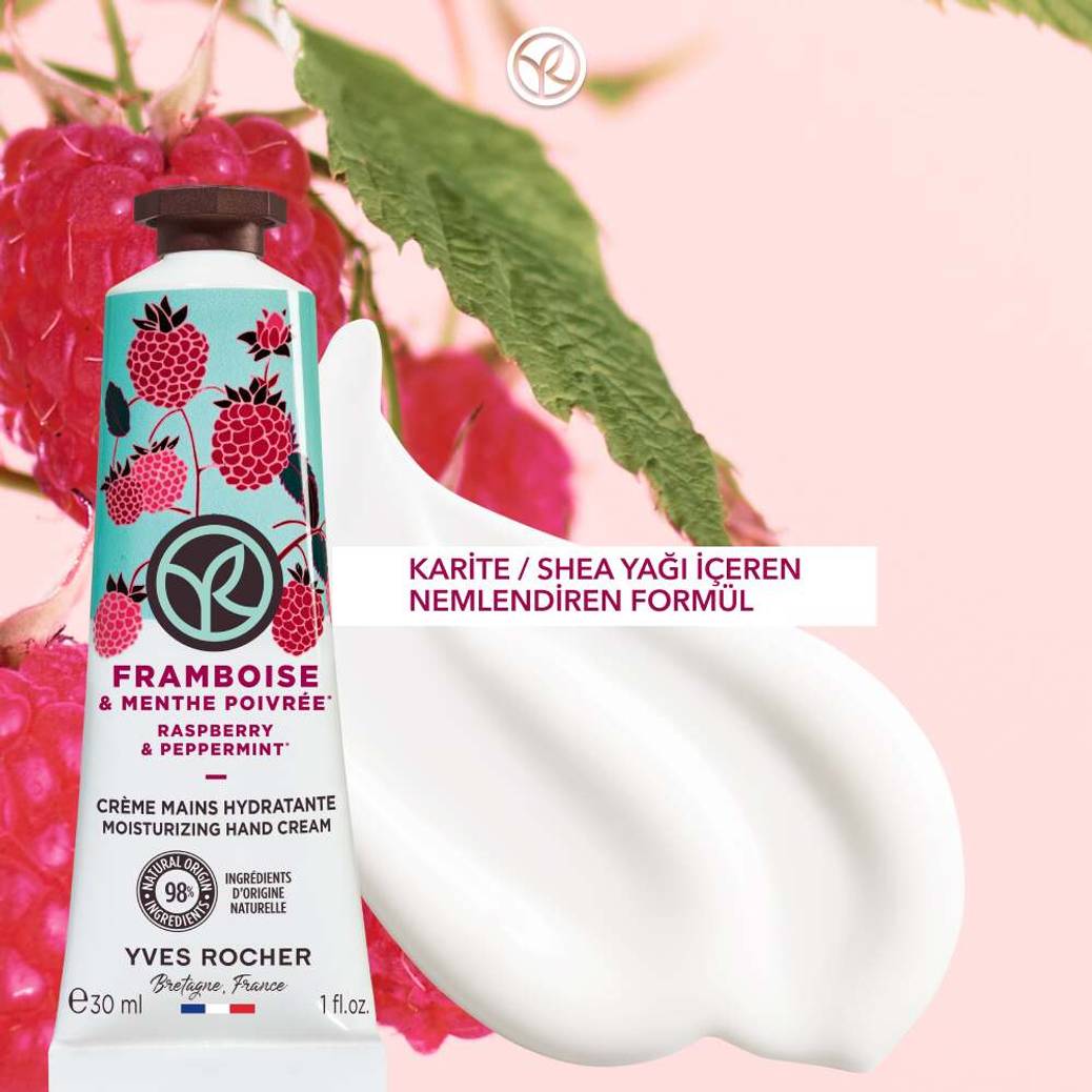 El Kremi- Nemlendirici Besleyici Enerjik Frambuaz Nane - Vegan
