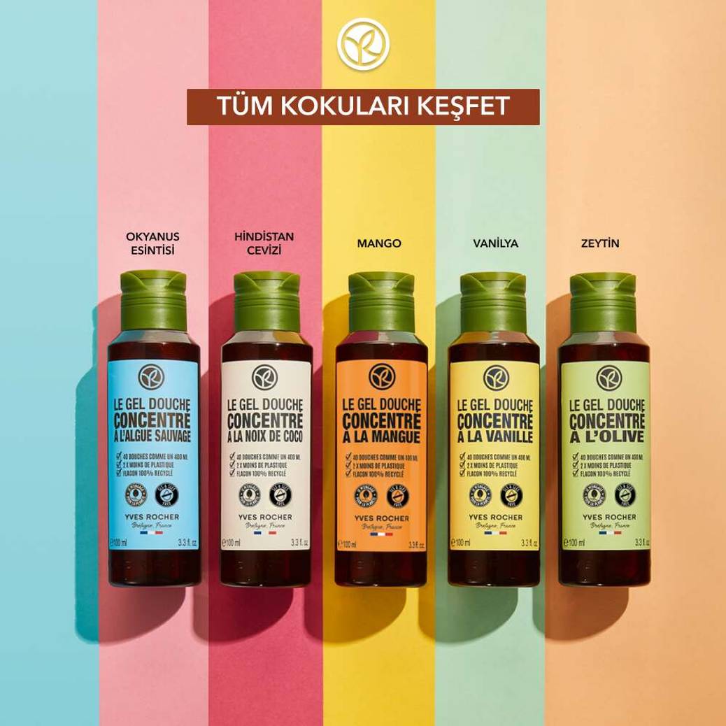 Konsantre Duş Jeli - Nemlendirici Tropikal Hindistan Cevizi -SLS,SLES İçermez-Vegan