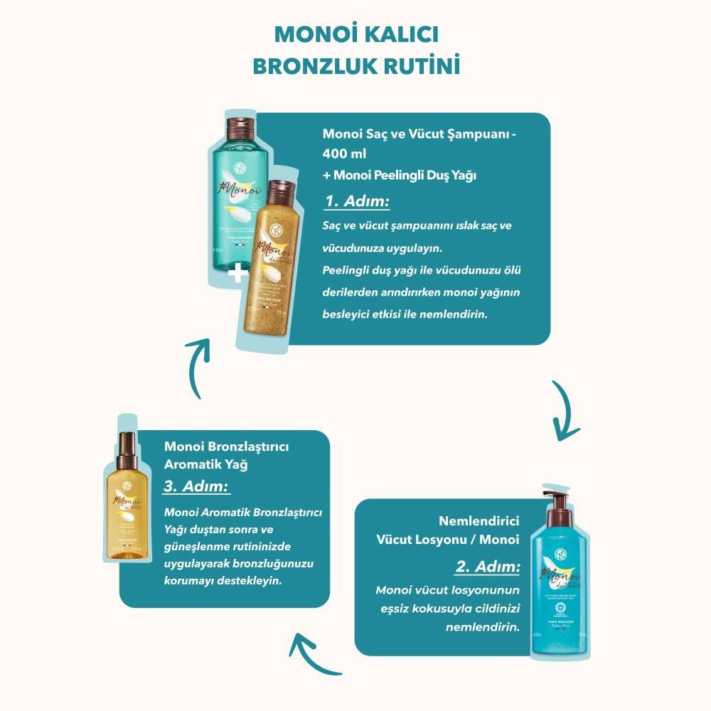 Monoi Bronzlaştırıcı Nemlendirici Besleyici Aromatik Yağ-Monoi de Tahiti-Vegan