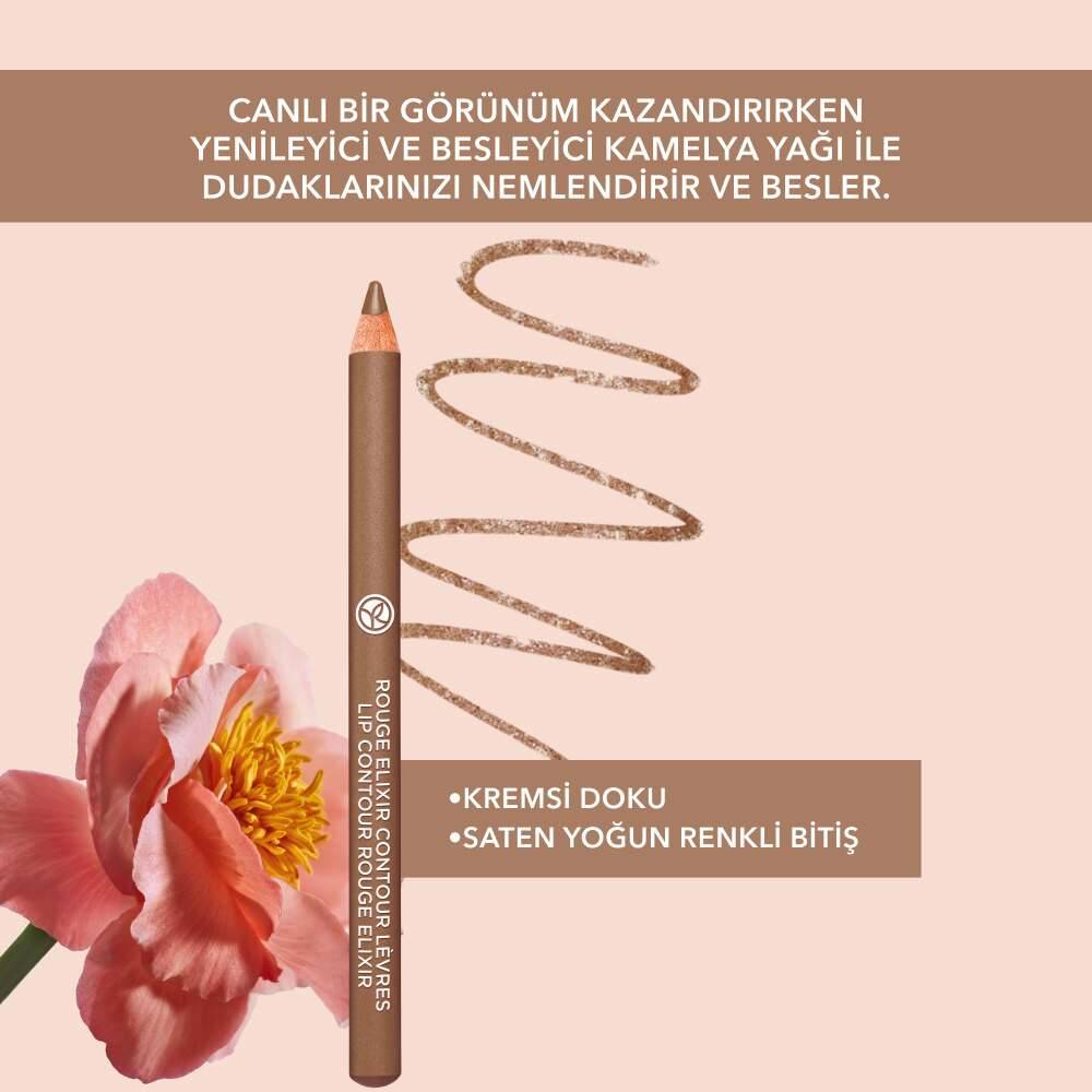 Yoğun Renkli Tahta Dudak Kalemi- C Vitamini & E Vitamini -Vegan