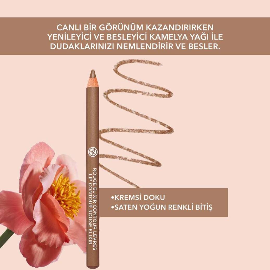 Yoğun Renkli Tahta Dudak Kalemi- C Vitamini & E Vitamini -Vegan