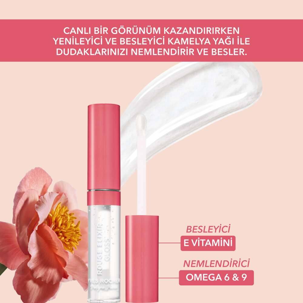 Dudak Parlatıcısı - Rouge Elixir Gloss Liquid -Vegan