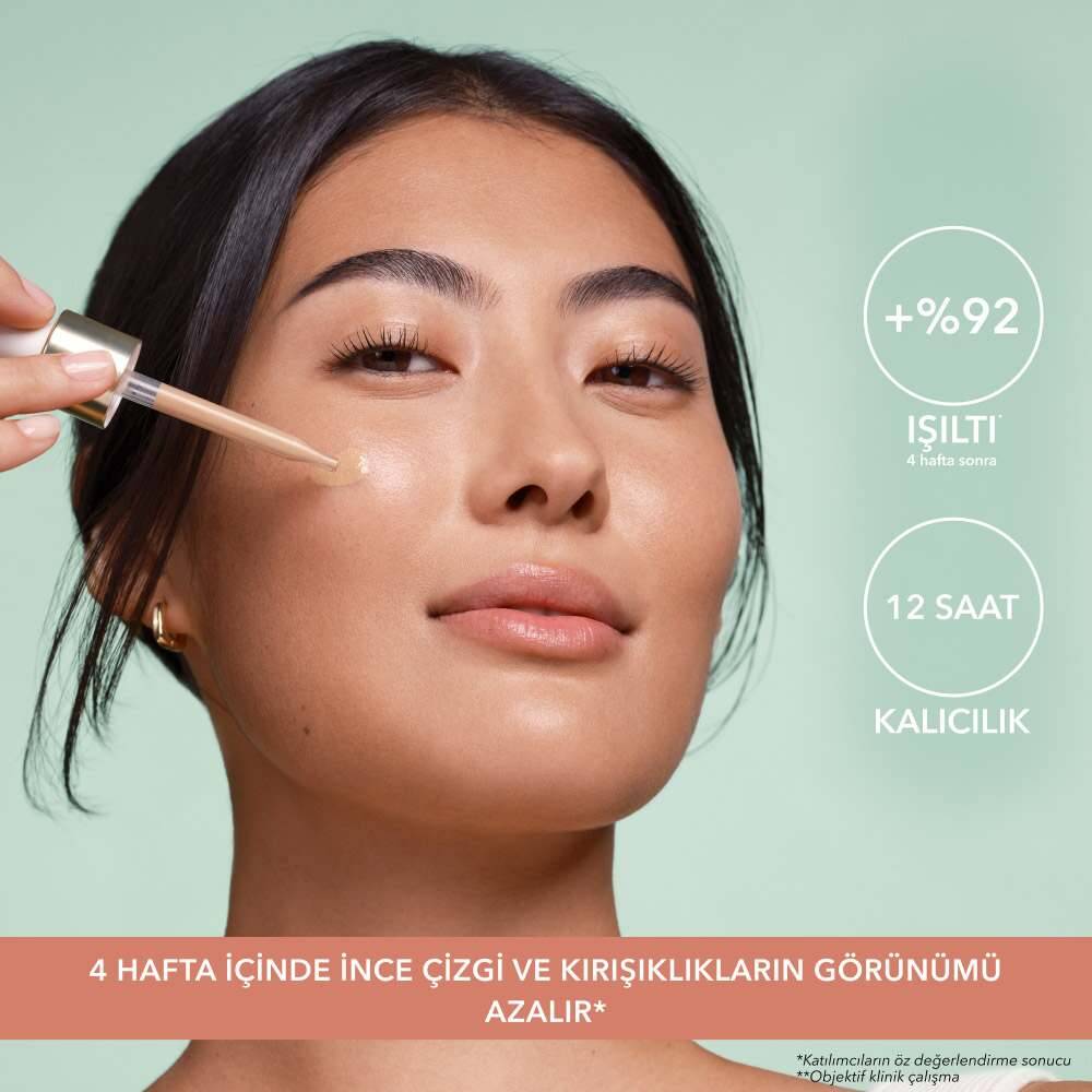 Teint Radiance Işıltı Veren Serum Fondöten- Hyalüronik Asit & E Vitamini - Vegan
