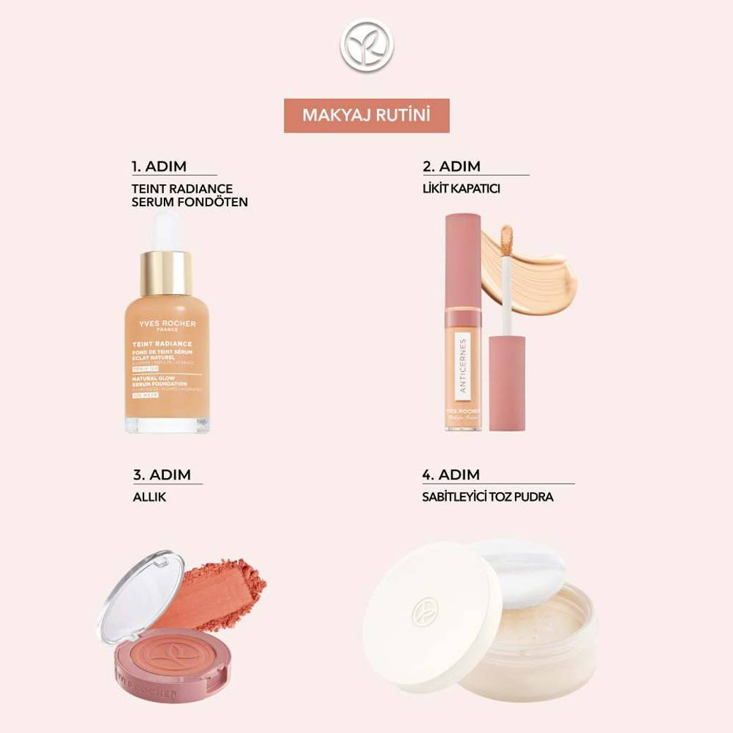Teint Radiance Işıltı Veren Serum Fondöten- Hyalüronik Asit & E Vitamini - Vegan