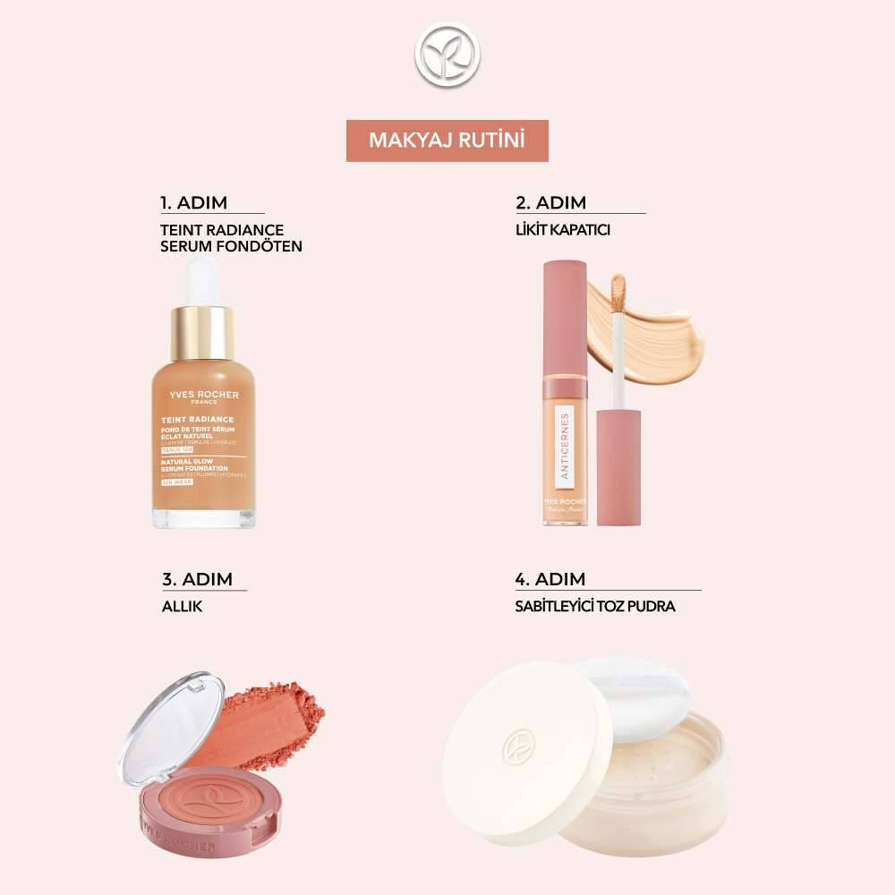 Teint Radiance Işıltı Veren Serum Fondöten- Hyalüronik Asit & E Vitamini - Vegan