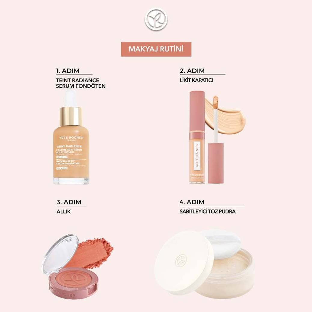 Teint Radiance Işıltı Veren Serum Fondöten- Hyalüronik Asit & E Vitamini - Vegan