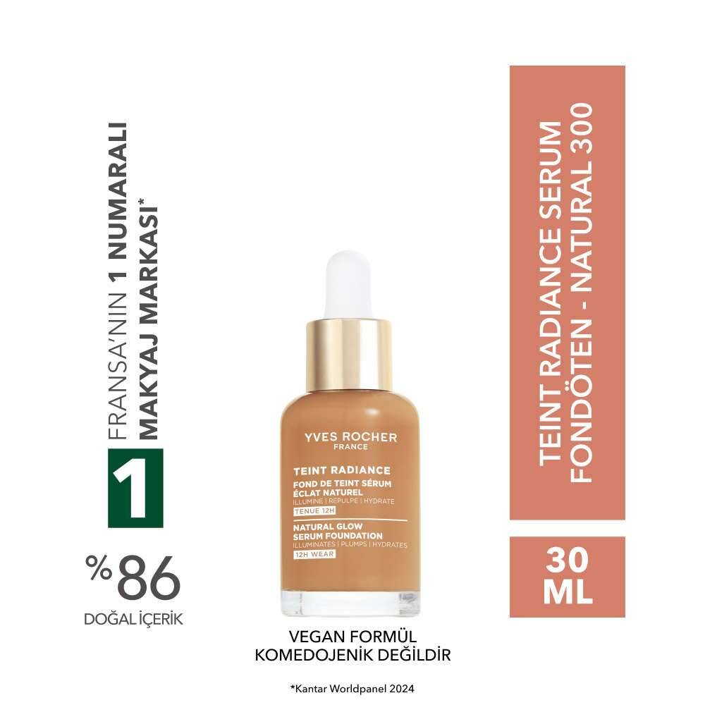 Teint Radiance Işıltı Veren Serum Fondöten- Hyalüronik Asit & E Vitamini - Vegan