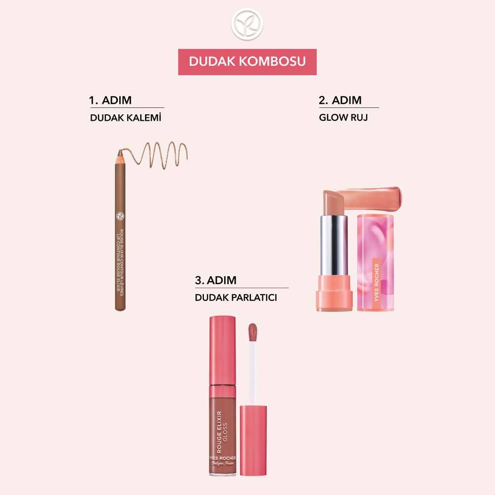 Dudak Parlatıcısı-E Vitamini-Rouge Elixir Gloss Liquid- Vegan