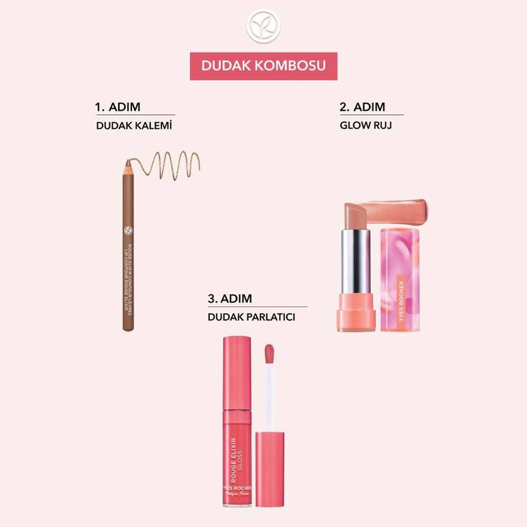 Dudak Parlatıcısı-E Vitamini-Rouge Elixir Gloss Liquid- Vegan