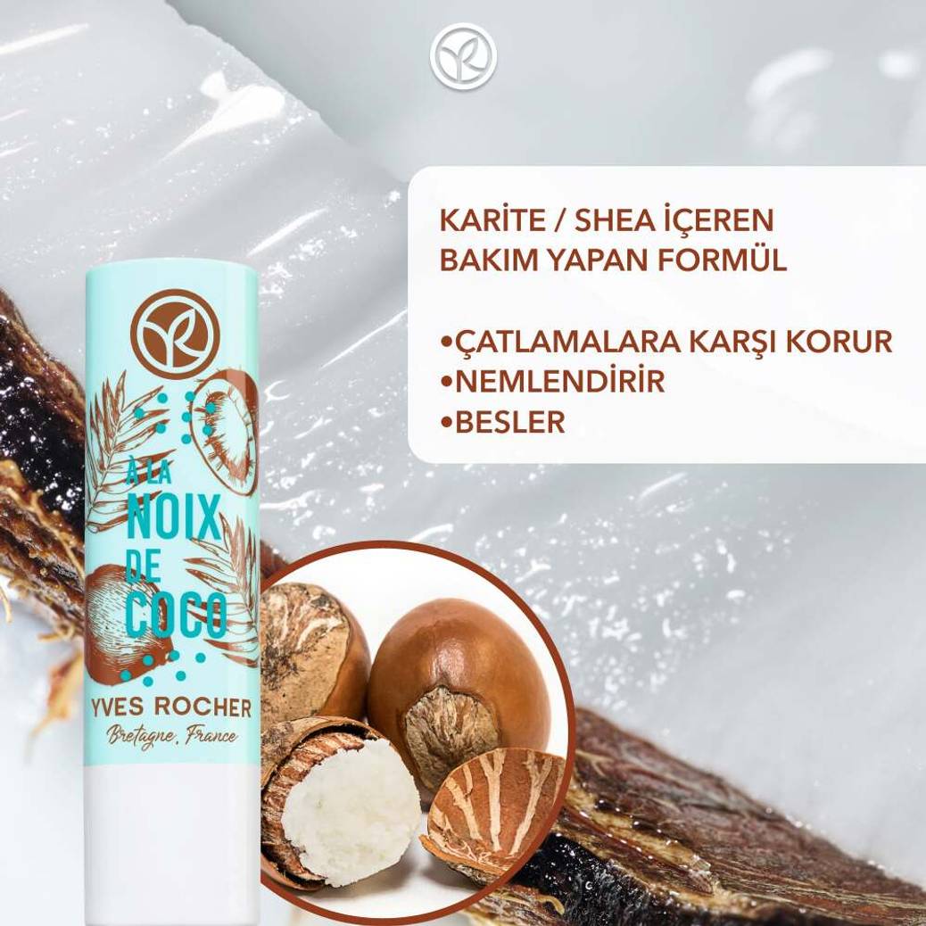 Dudak Balsamı-Nemlendirici Besleyici Hindistan Cevizi