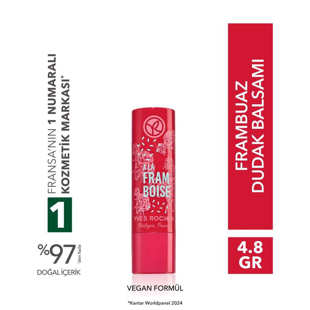 Dudak Balsamı- Nemlendirici ve Besleyici Frambuaz