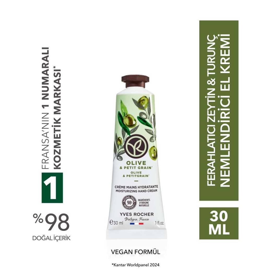El Kremi- Nemlendirici Besleyici Ferahlatıcı Zeytin Turunç - Vegan