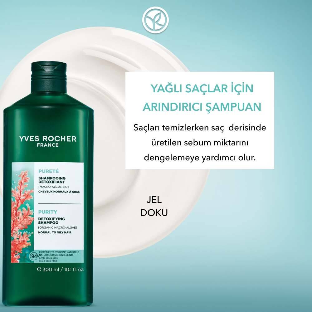 Arındırıcı Şampuan - Yağlı Saçlar- SLS,SLES içermez, Tuzsuz, Vegan