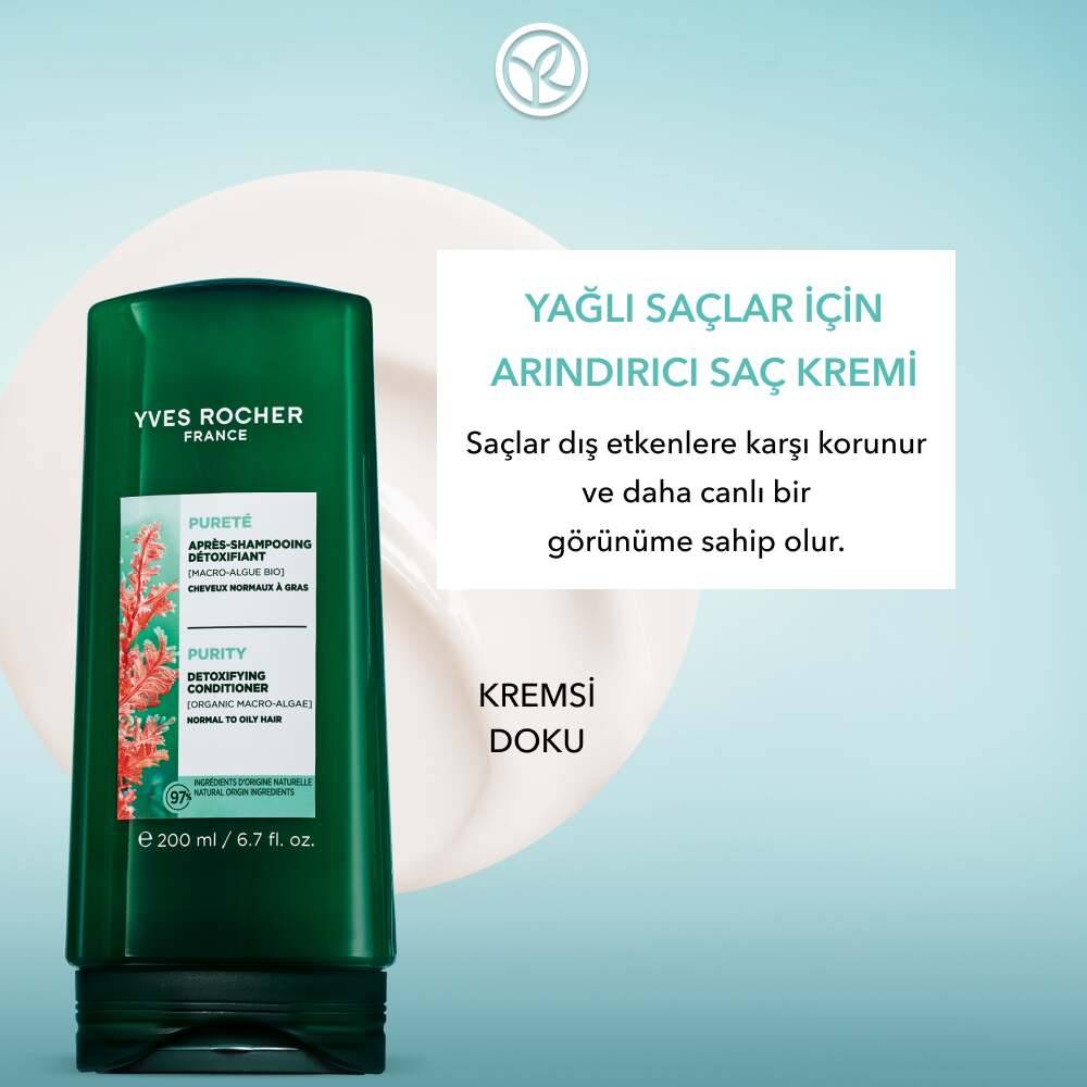 Arındırıcı Saç Kremi - Yağlı Saçlar -Vegan