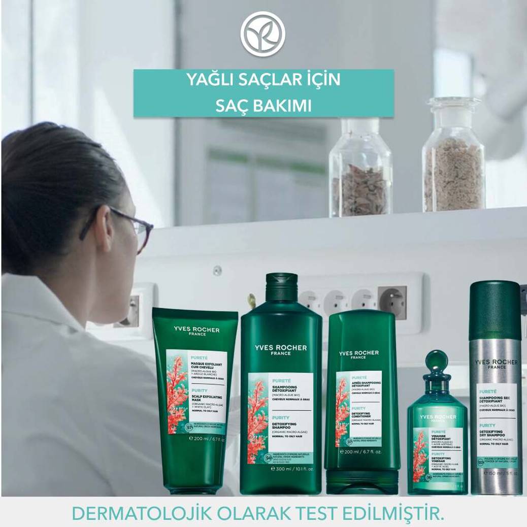 Arındırıcı Saç Kremi - Yağlı Saçlar -Vegan