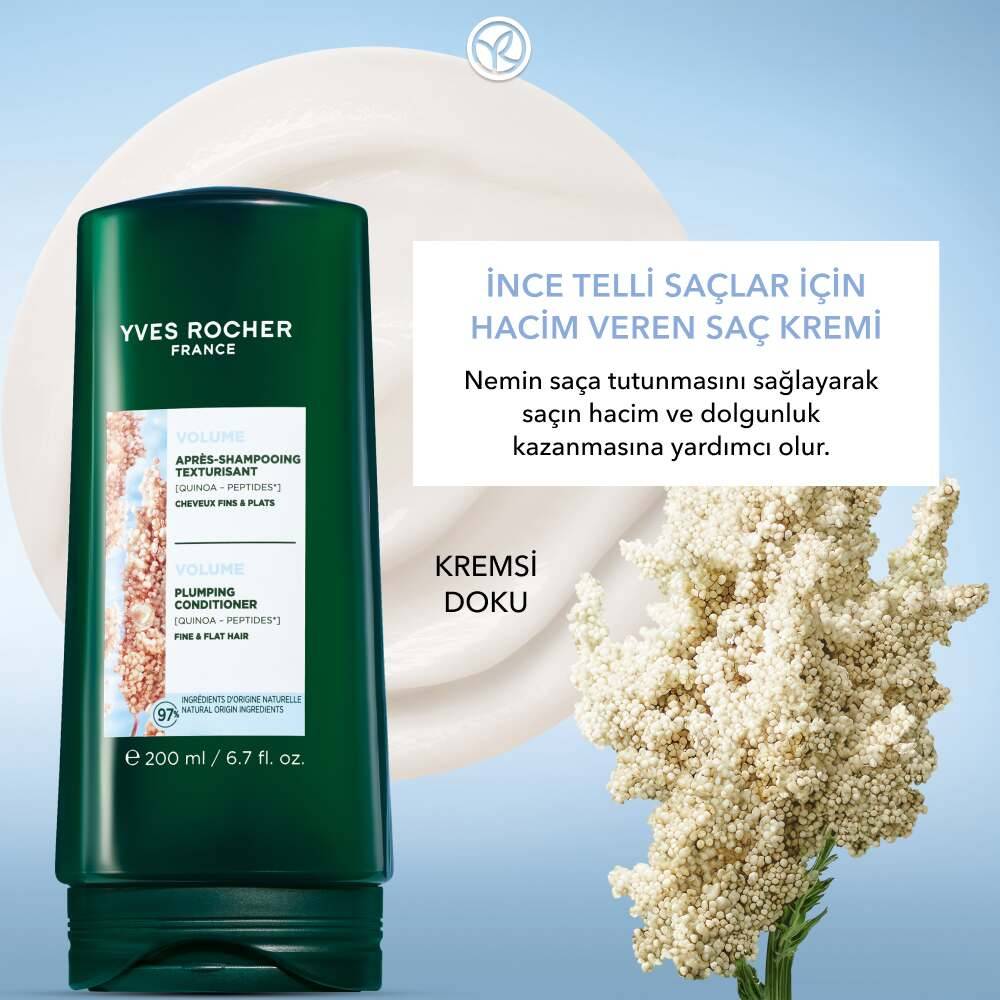 Hacim Veren Saç Kremi - İnce Telli Saçlar -Vegan