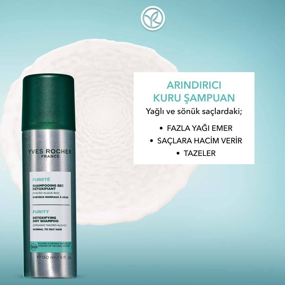 Arındırıcı Kuru Şampuan - Tüm Saçlar - Tuzsuz , Vegan