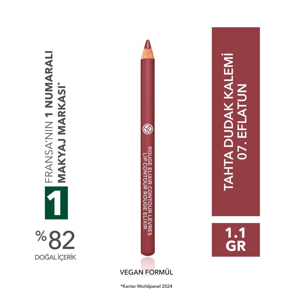 Yoğun Renkli Tahta Dudak Kalemi- C Vitamini & E Vitamini -Vegan