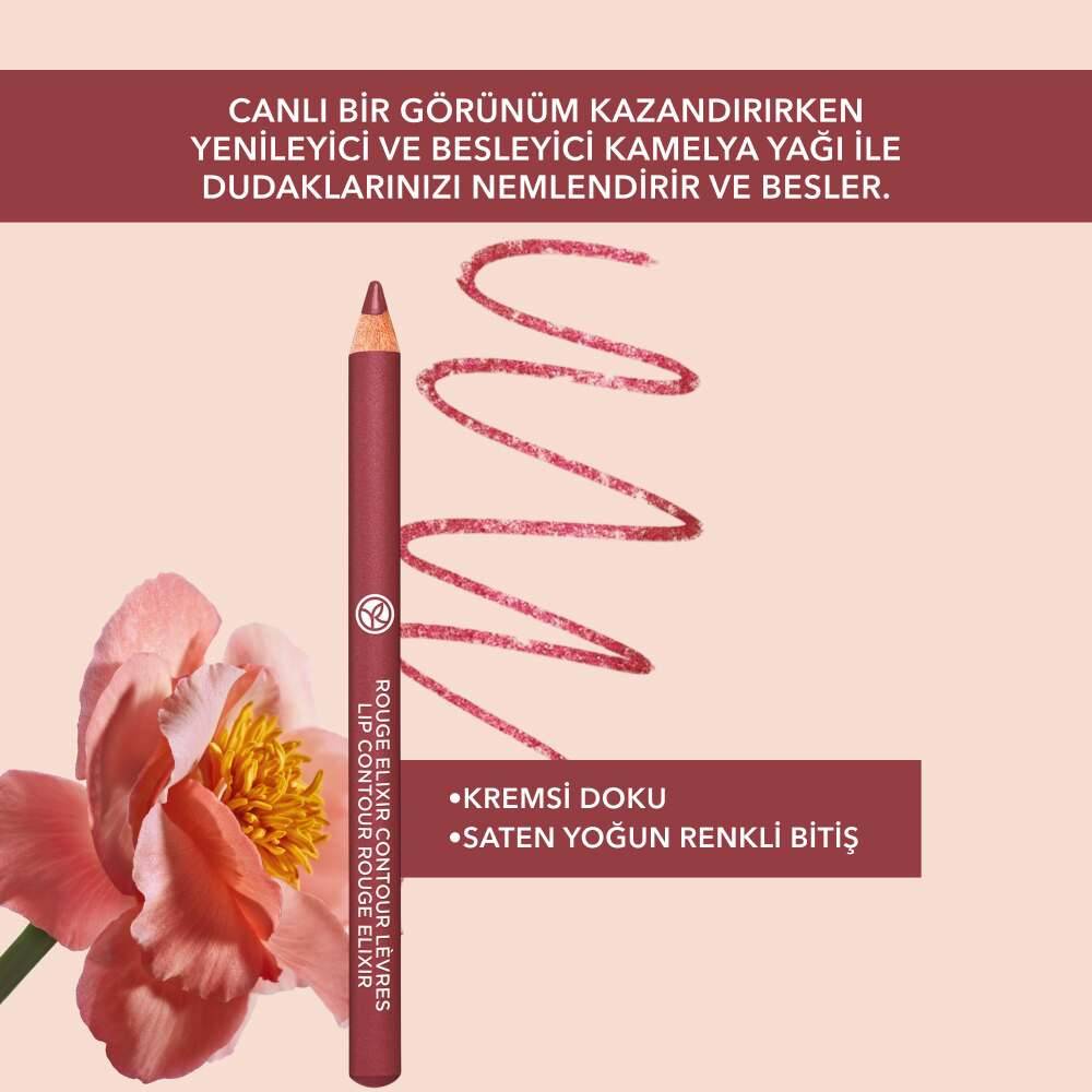 Yoğun Renkli Tahta Dudak Kalemi- C Vitamini & E Vitamini -Vegan
