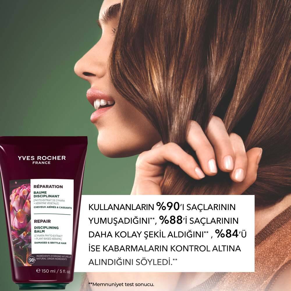 Bitkisel Keratin Bakım Kremi - Tüm Saçlar/Onarıcı / Şekillendirici -Prebiyotik,Vegan