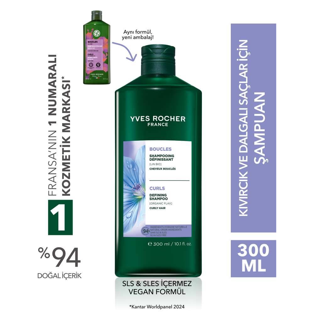 Bukle Belirginleştirici Şampuan - Kıvırcık ve Dalgalı Saçlar - SLS,SLES içermez , Vegan