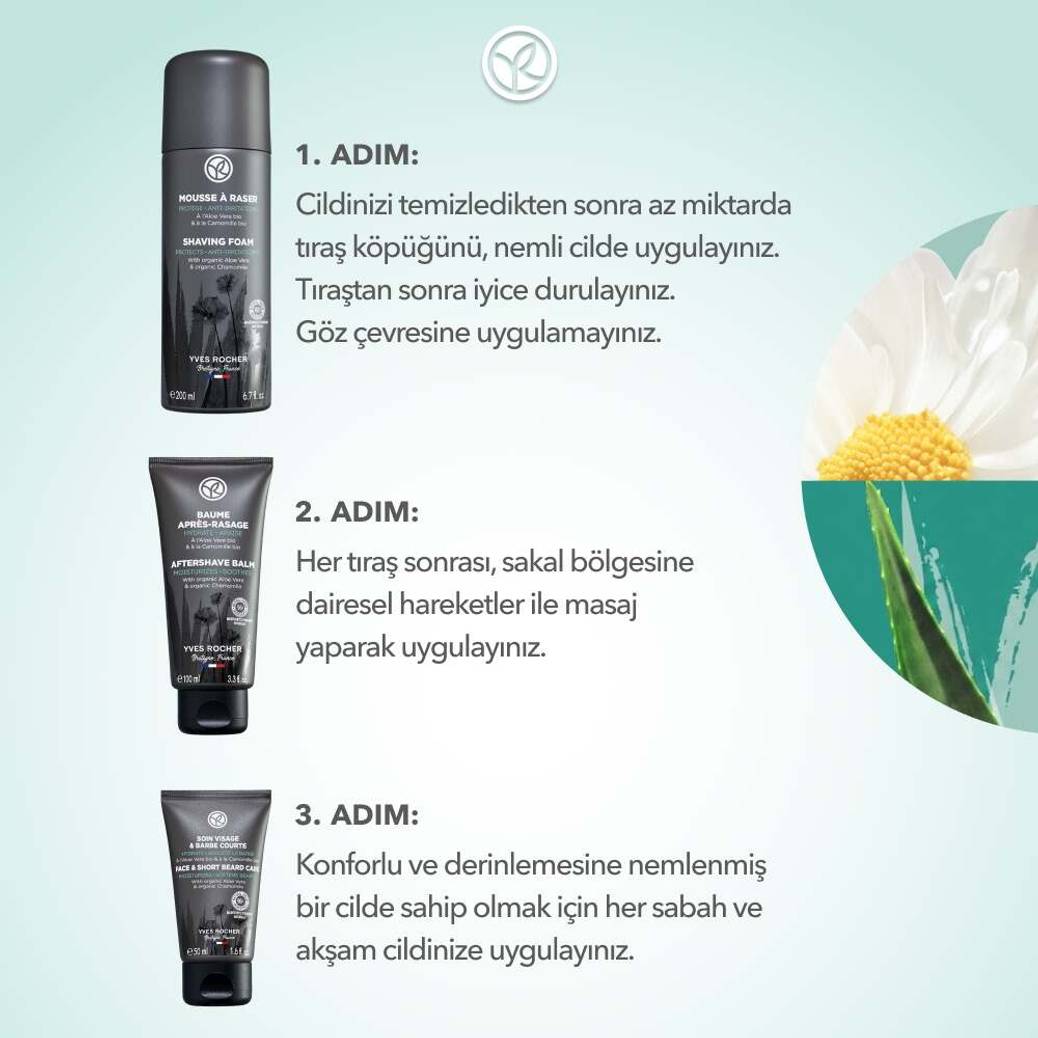 Tıraş Köpüğü,Balsamı ve Sakal Bakım Kremi Rutin Seti
