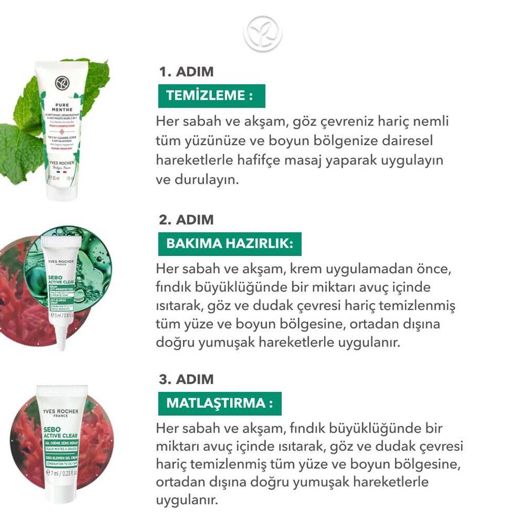 Karma/Yağlı Cilt- Arındırıcı ve Yağ Dengeleyici Bakım Rutini Seyahat Boyu Tanışma Seti