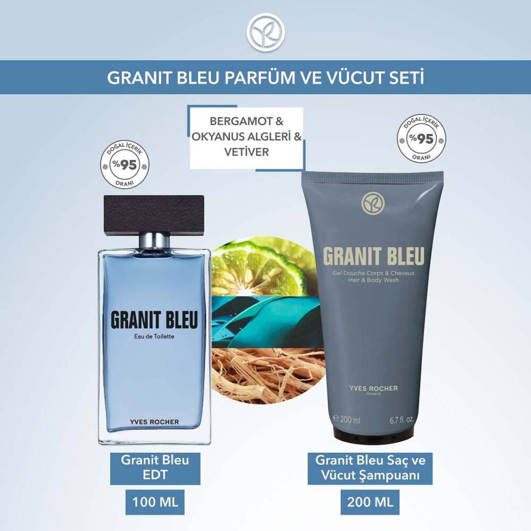 Granit Bleu 100 ml Parfüm Seti