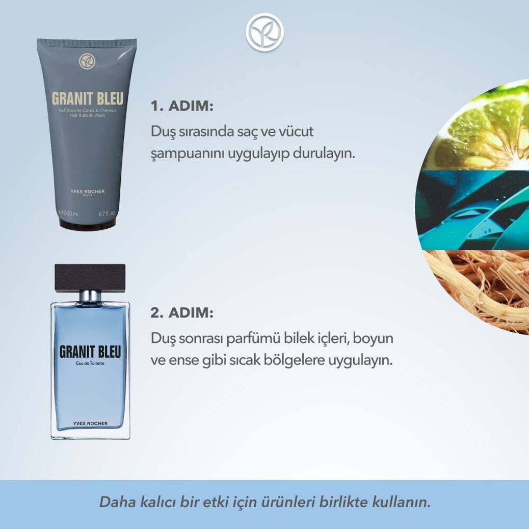 Granit Bleu 100 ml Parfüm Seti
