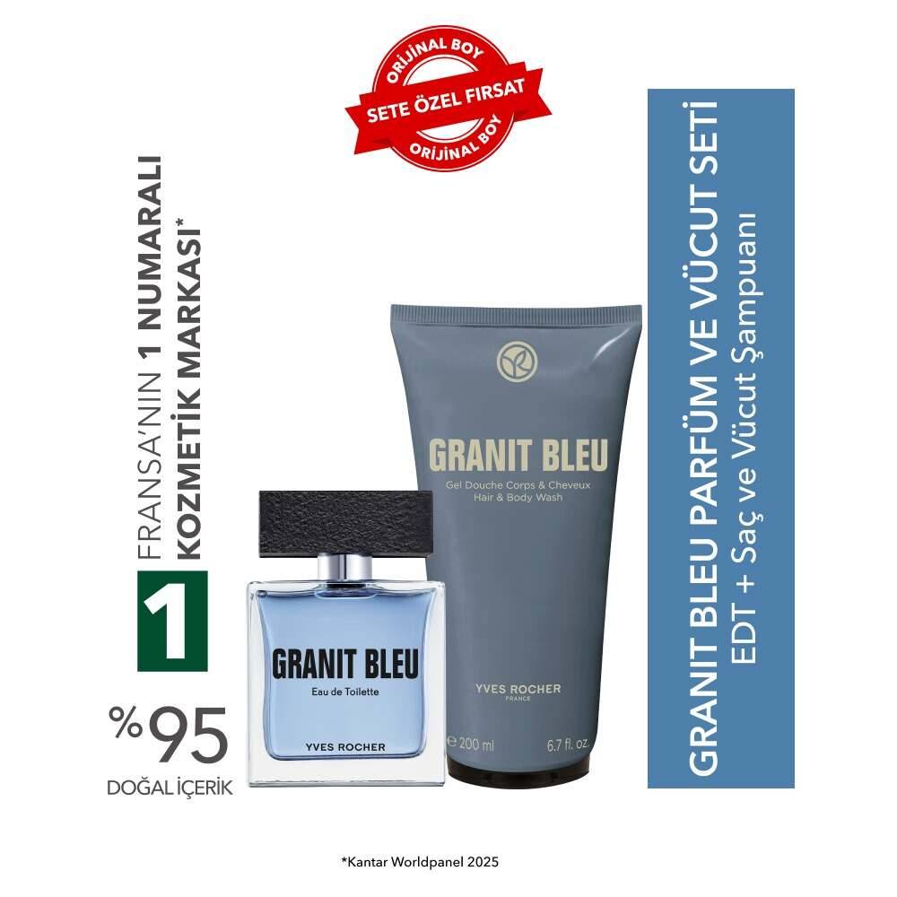 Granit Bleu 50 ml Parfüm Seti