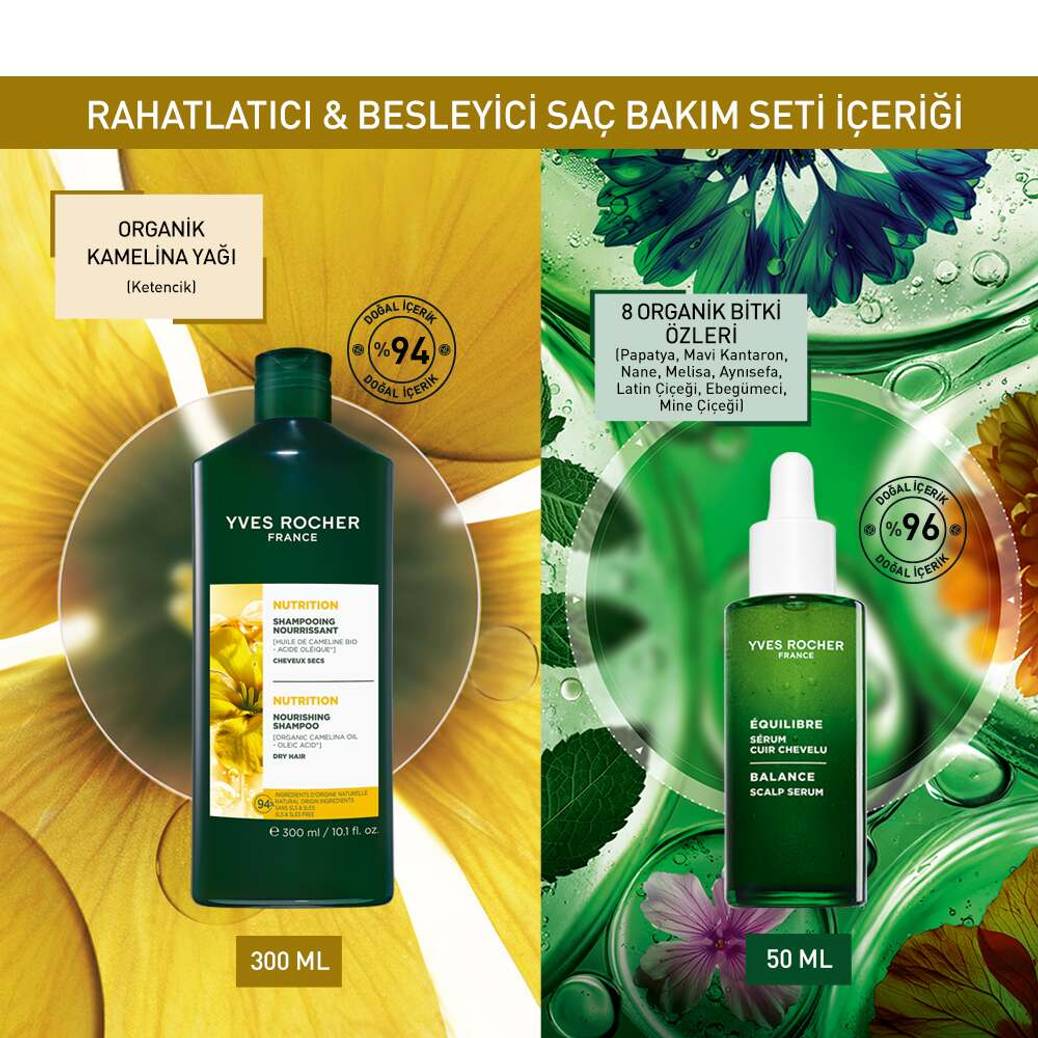 Rahatlatıcı ve Besleyici Saç Bakım Seti